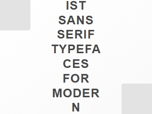 Sleek Sans Serif Typography for Modern Architectural Brands