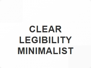 Clear Legibility with Minimalist Sans Serif Fonts for Low-Vision Users